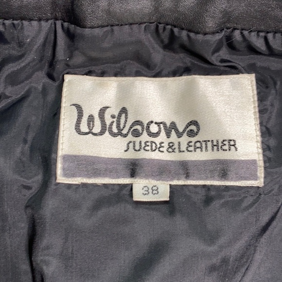 Vintage Wilsons Leather Black Moto Jacket - Picture 9 of 11